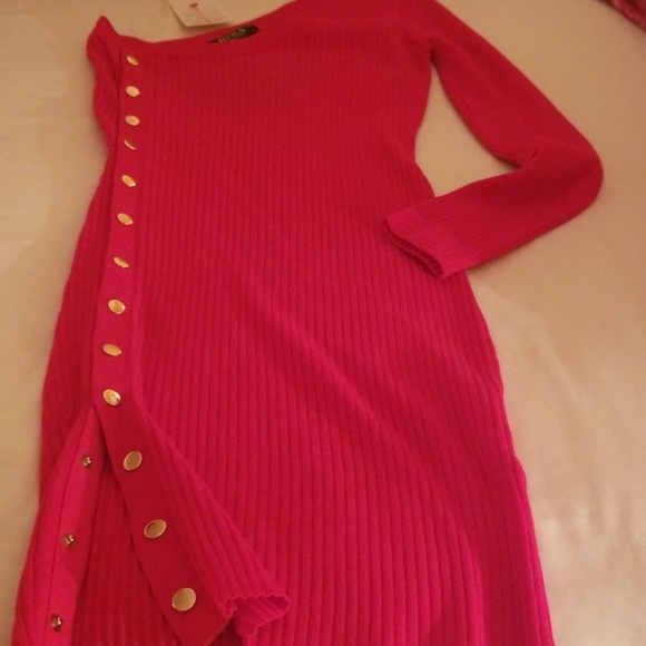 Beautiful sexy one shoulder red sz M dress - Picture 5 of 5